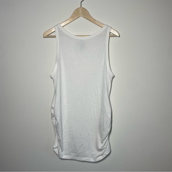 GAP Maternity Soft-spun Knit J Sleeveless White Top - Size XL - Picture 2 of 5